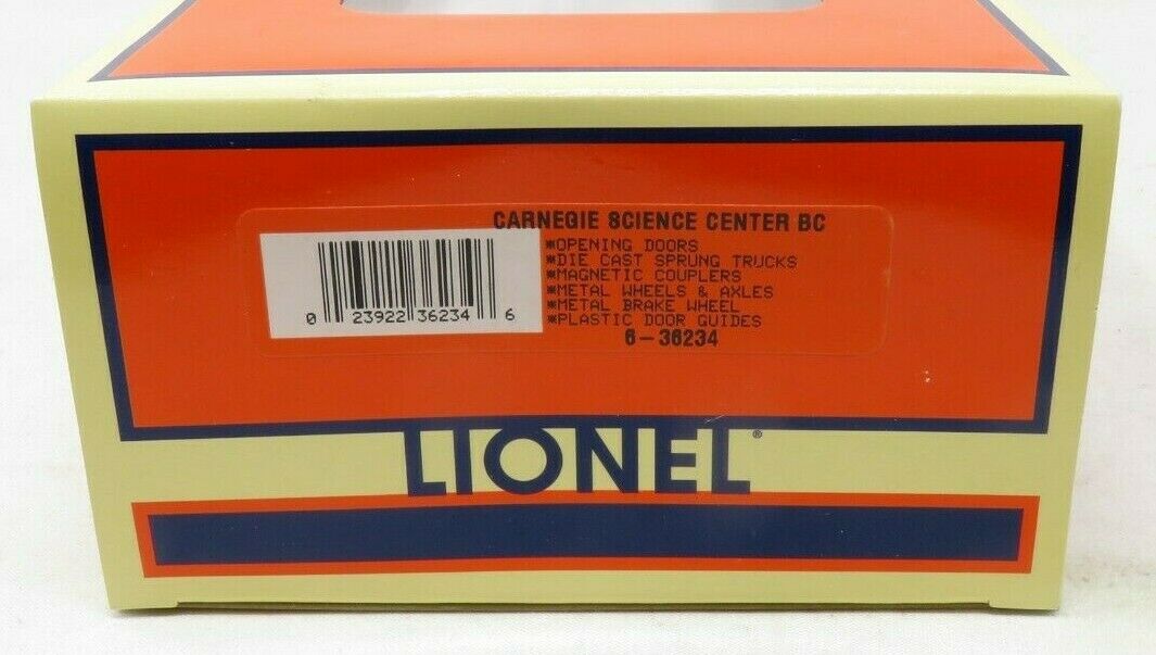 Lionel 6-36234 Carnegie Science Center BC NIB