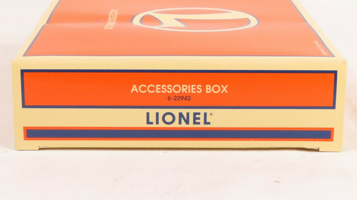 Lionel 6-22942 Accessory Box Barrels, Logs & Bumpers LN