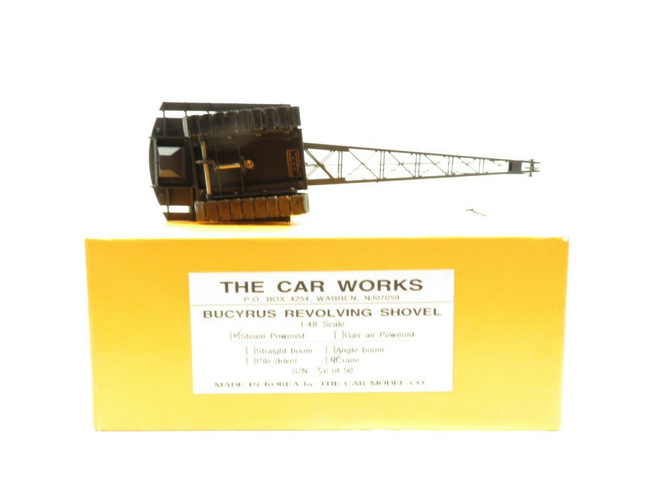 The Car Works -  50 of 50 Bucyrus Revolving Steam Shovel 1:48 Scale Crane NIB