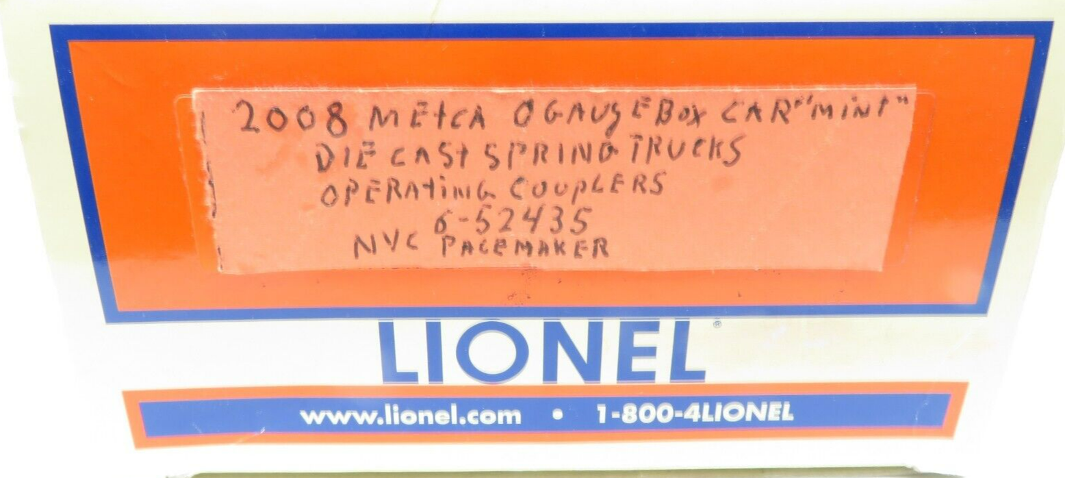 Lionel 6-52435 2008 Metca O Gauge Boxcar NIB
