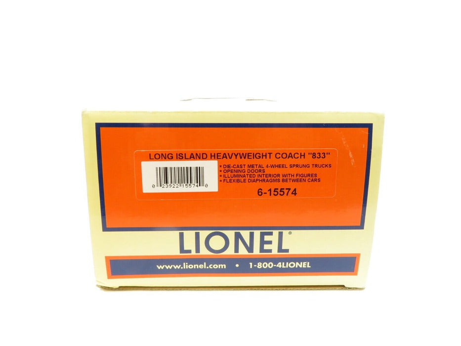 Lionel 6-15574 Long Island Heavyweight Coach #833 NIB