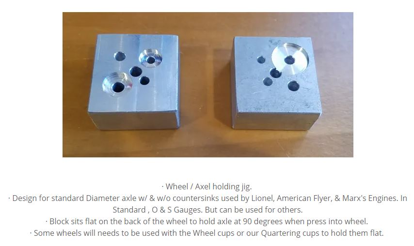 AXEL BLOCK WHEEL HOLDING JIG FOR PRESSING AB-1