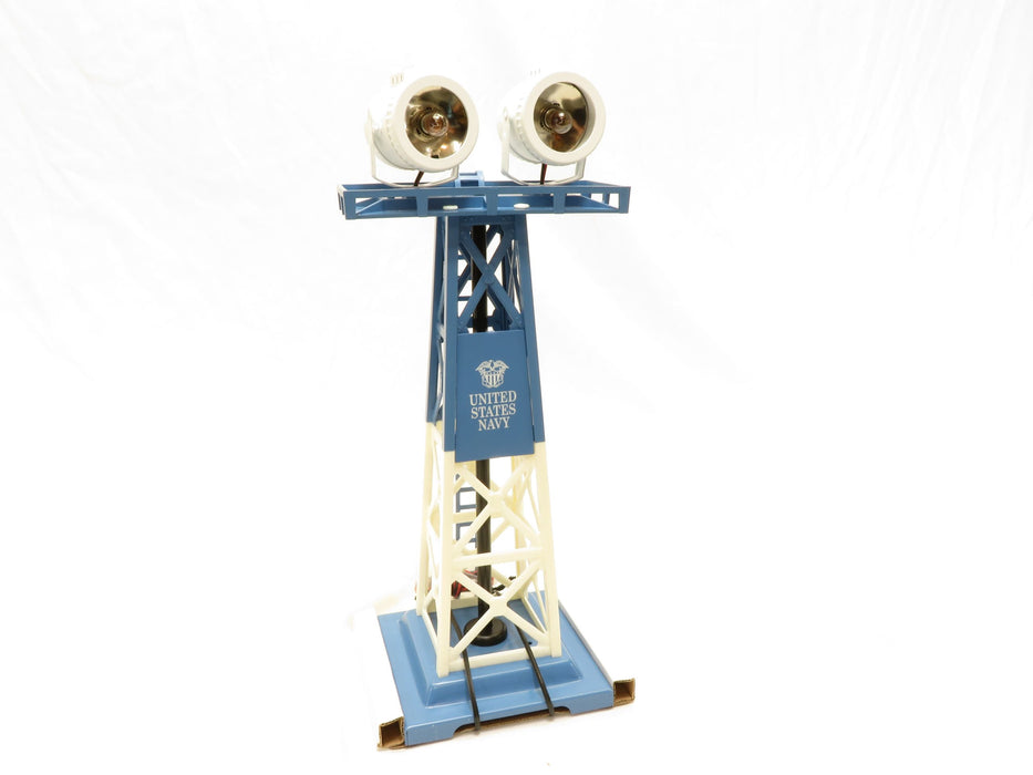 US Navy Blue & White Light Tower O Gauge Reproductions