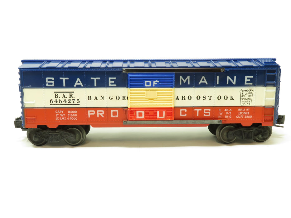 Lionel 6464-275 State of Maine Boxcar C8
