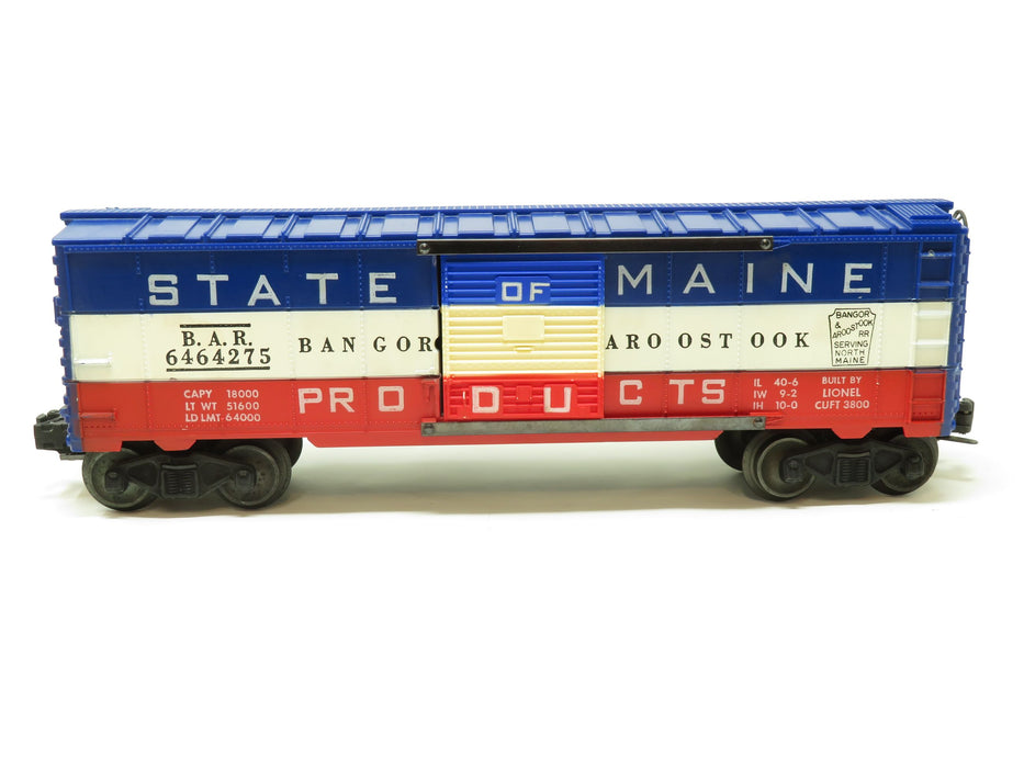 Lionel 6464-275 State of Maine Boxcar C8